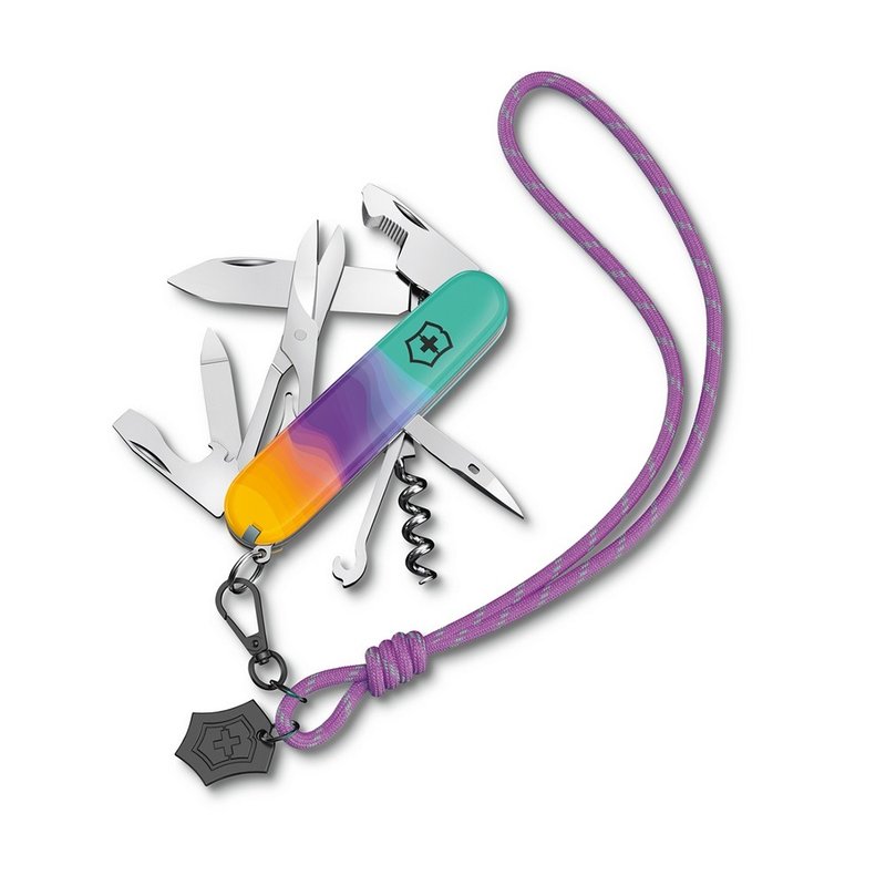 VICTORINOX 瑞士维氏 女士系列 16用 91mm 悉尼 1.3909.E222 - 露营用品 - 不锈钢 多色