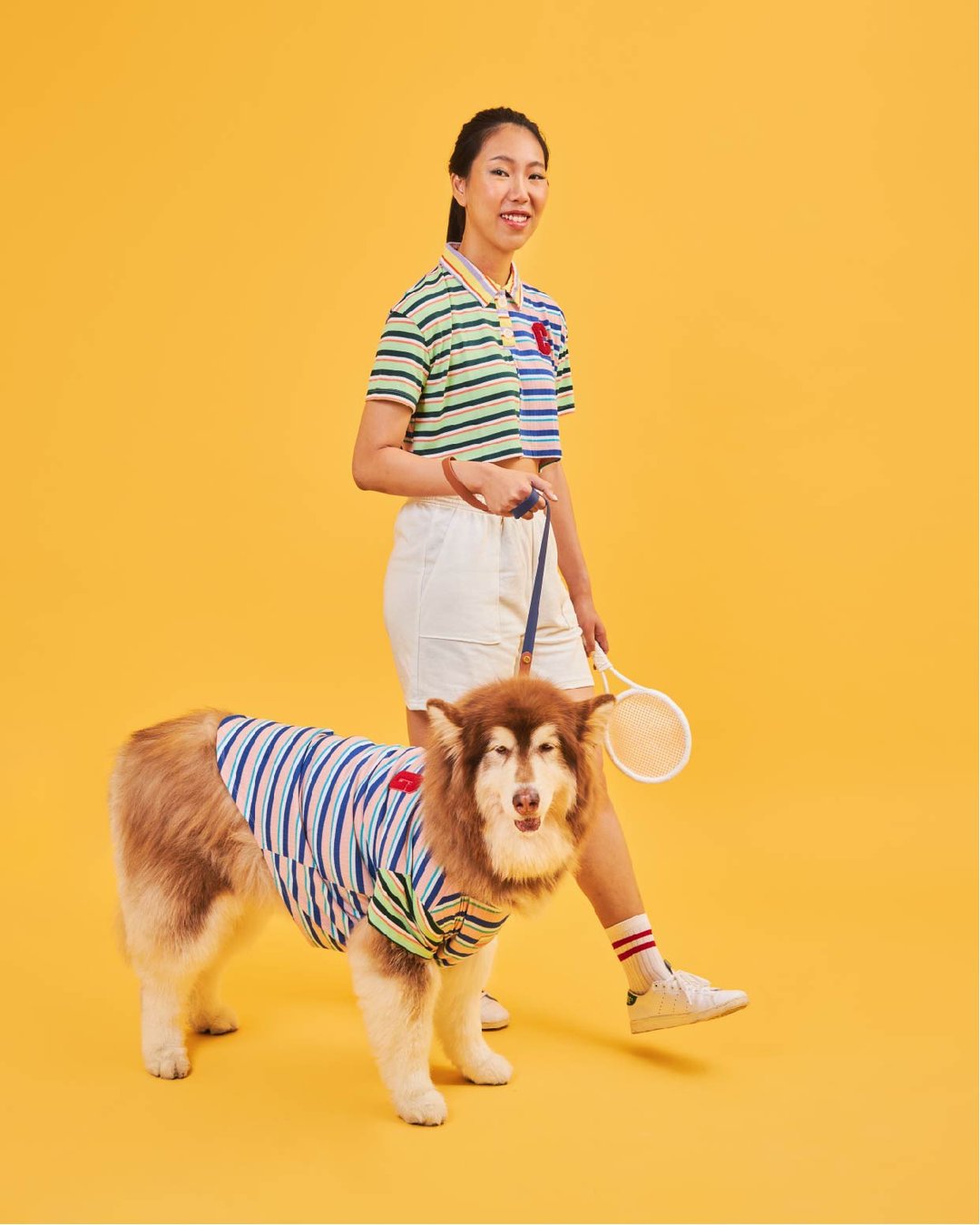 BIG WOOF! POLO 主人狗配套衬衫 - 衣/帽 - 其他材质 多色