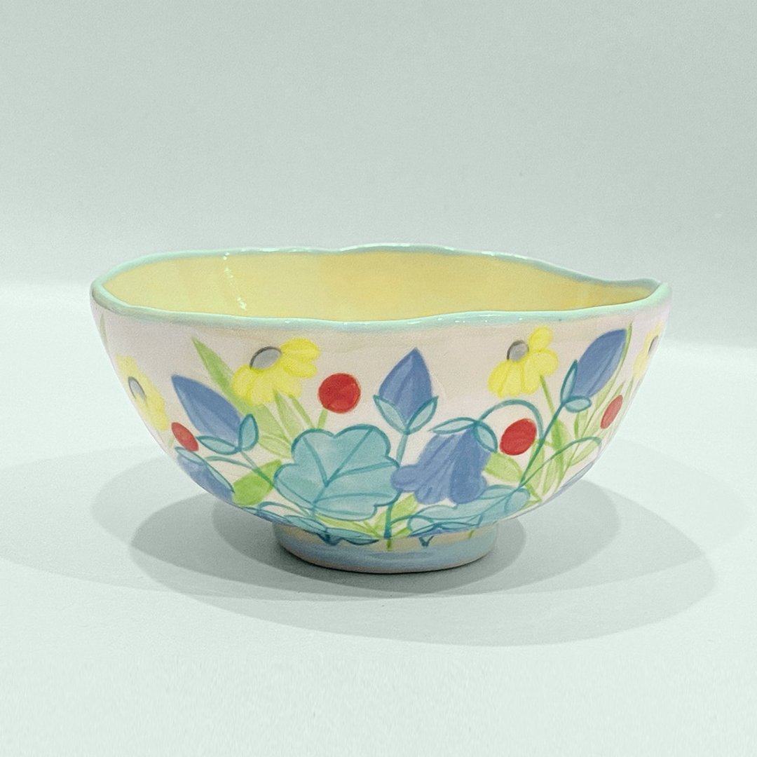 蓝铃花园碗 - 茶具/茶杯 - 陶 紫色