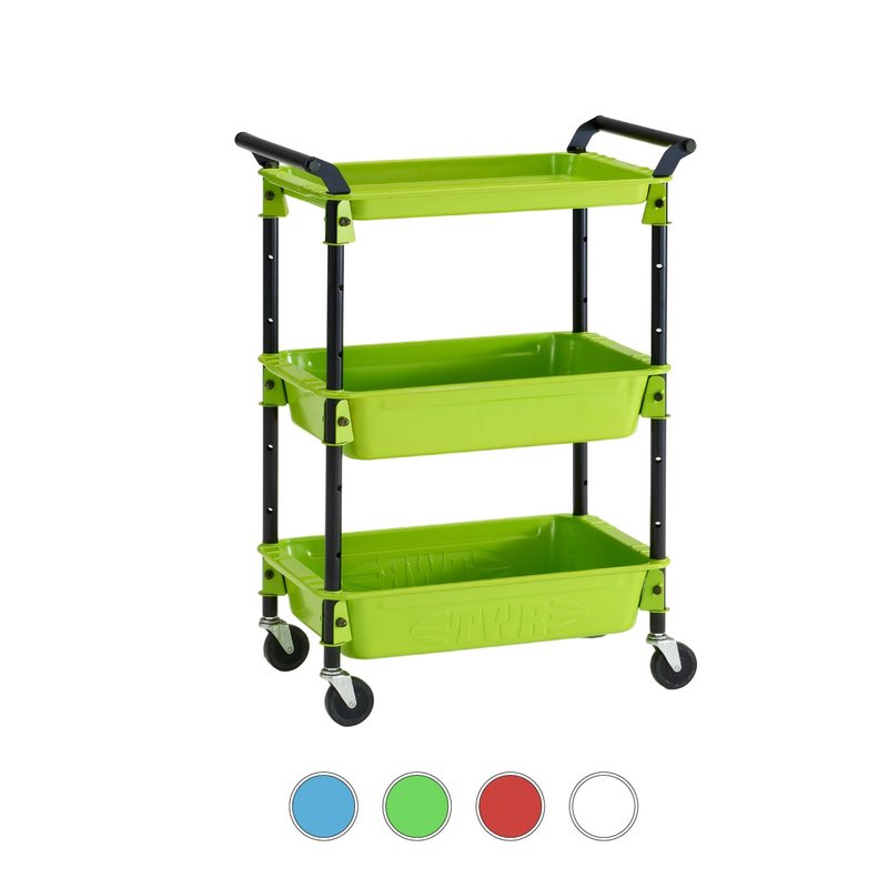 日本TOYO钢制工具推车TWR-4 (4色) - 置物架/篮子 - 其他金属 多色