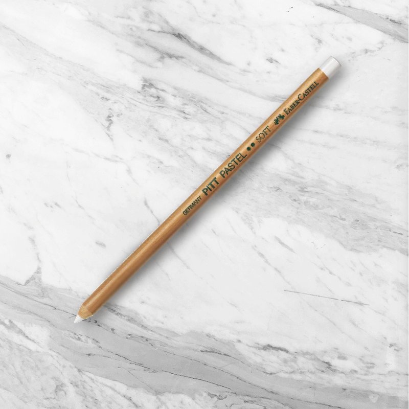 Faber-Castell PITT 艺术家级-笔型炭精笔-白色-软-六入 - 其他 - 其他材质 白色