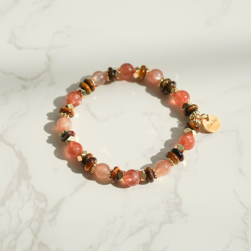 阿鲁沙太阳石虎眼算盘14KGF手链 - 手链/手环 - 水晶 