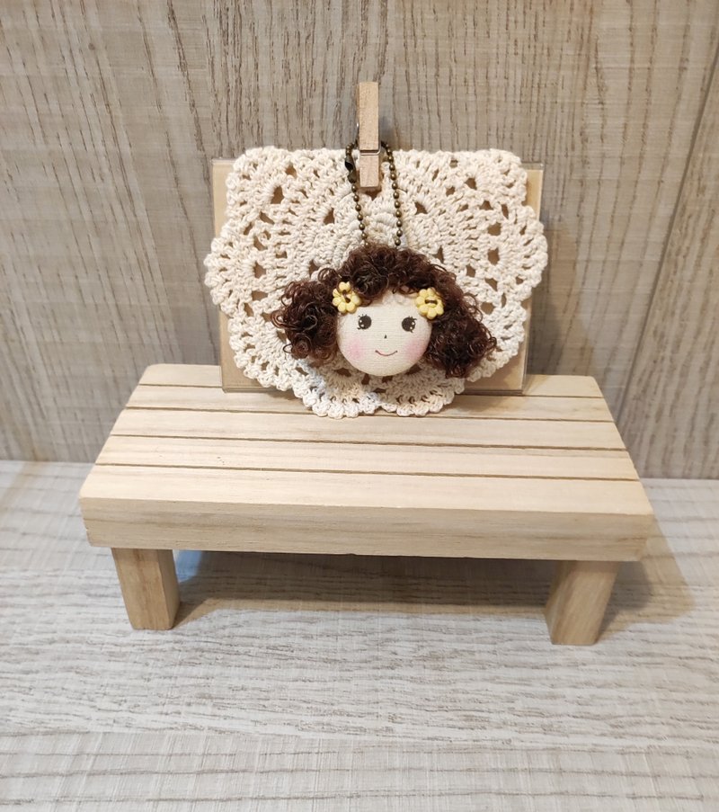 可爱手作小娃吊饰 - 玩偶/公仔 - 棉．麻 