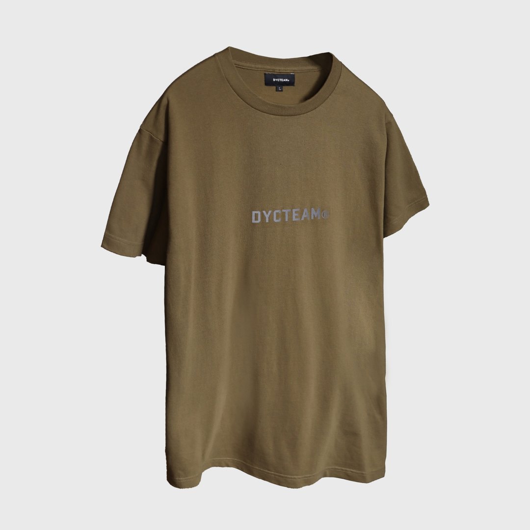 DYCTEAM - 3M LOGO Tee (olive) - 中性连帽卫衣/T 恤 - 棉．麻 绿色