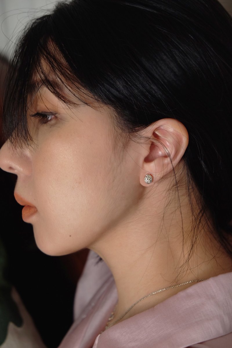 有机体 Organism系列 纯银耳环 - 耳环/耳夹 - 纯银 银色