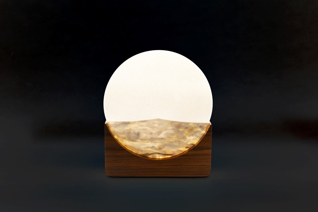 透光石画灯 - 灯具/灯饰 - 石头 