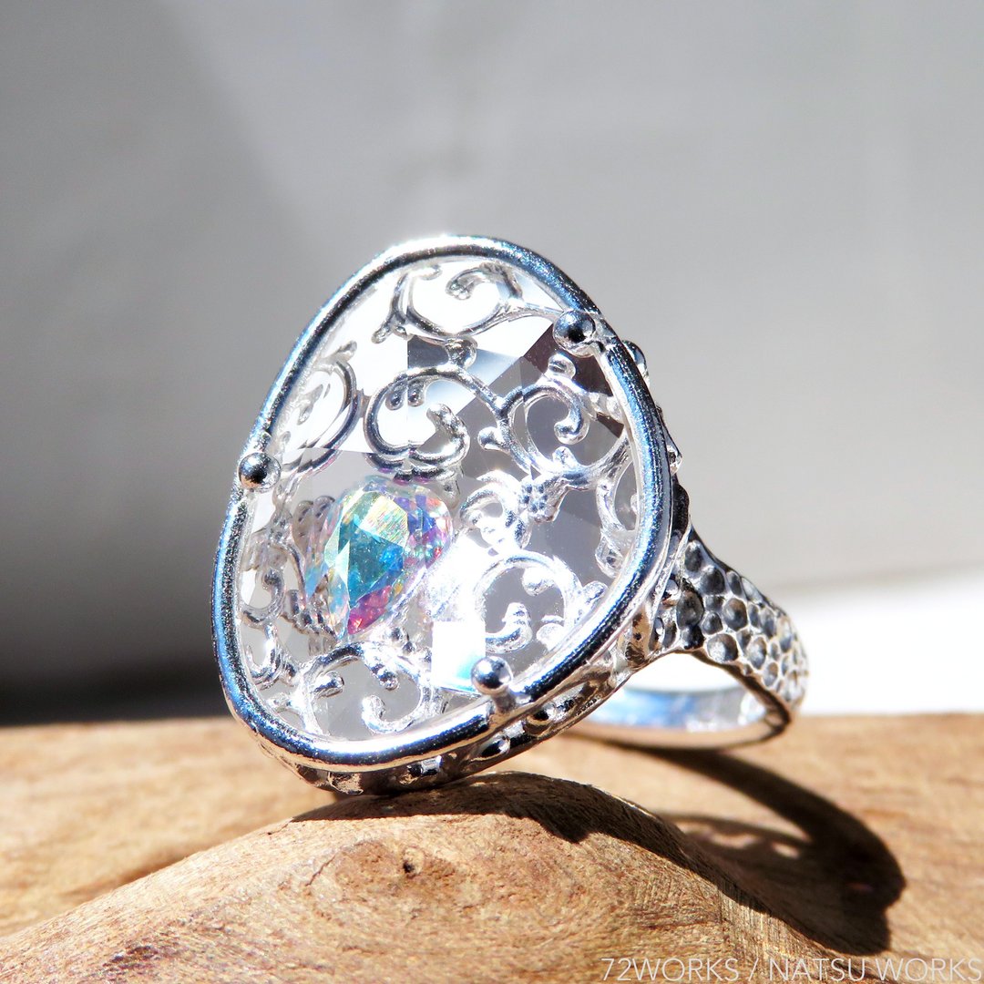 Quartz and Topaz Ring - 戒指 - 宝石 多色
