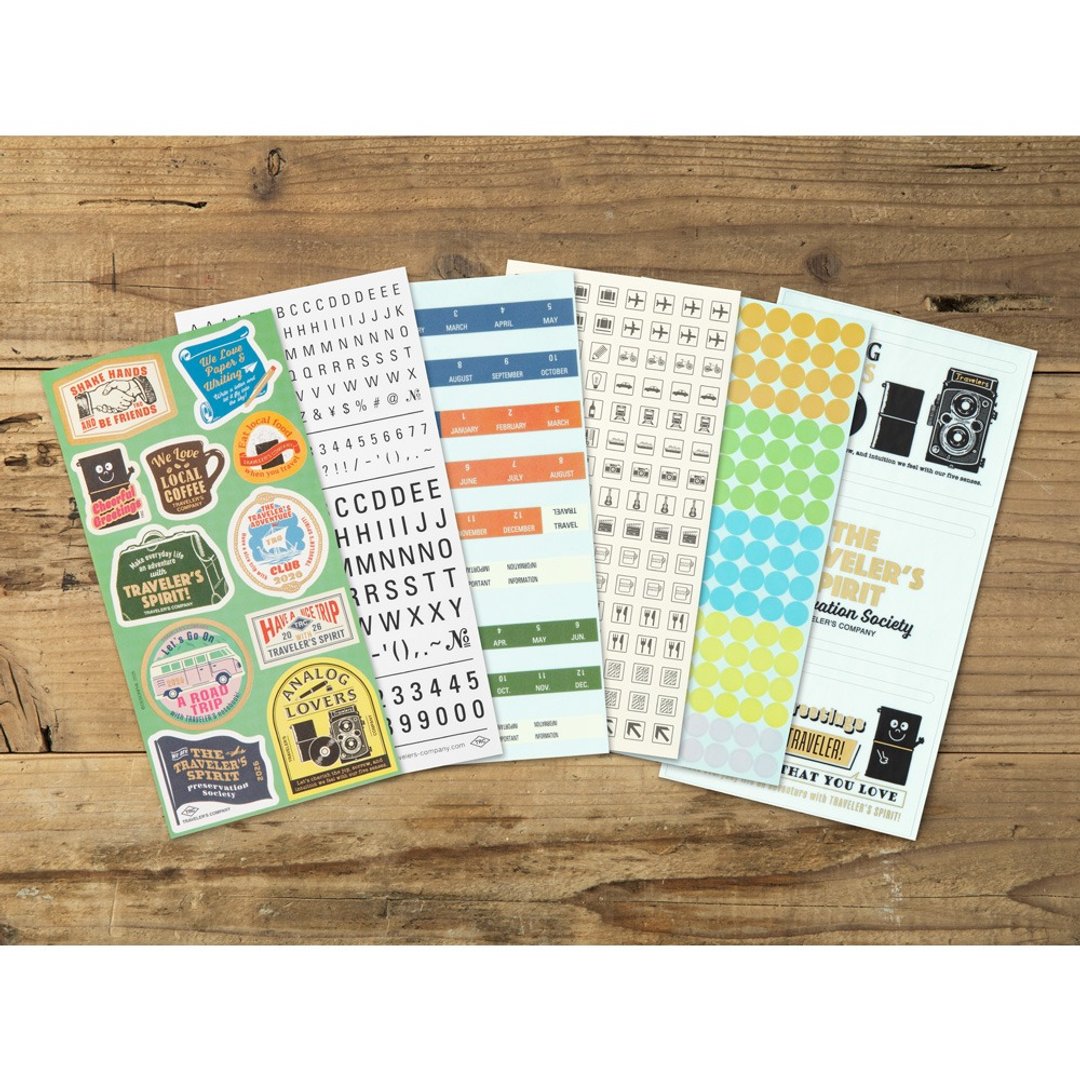 Traveler's Notebook 2026 贴纸(限定) - 笔记本/手帐 - 纸 多色