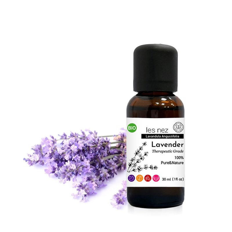【Les nez 香鼻子】天然单方真正薰衣草纯精油 30ML - 香薰/精油/线香 - 精油 黑色