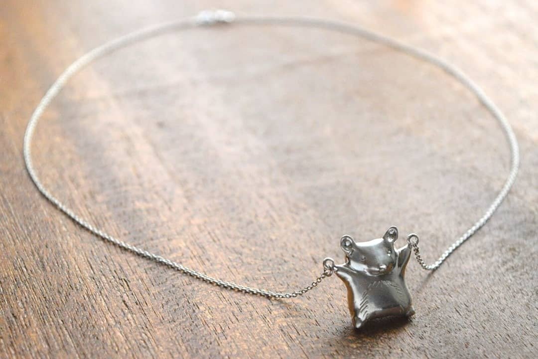Chinchilla Necklace - 项链 - 银 银色