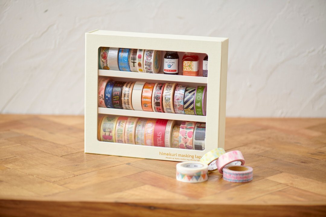 Masking tape storage himekuri maskig tape case - 纸胶带 - 纸 