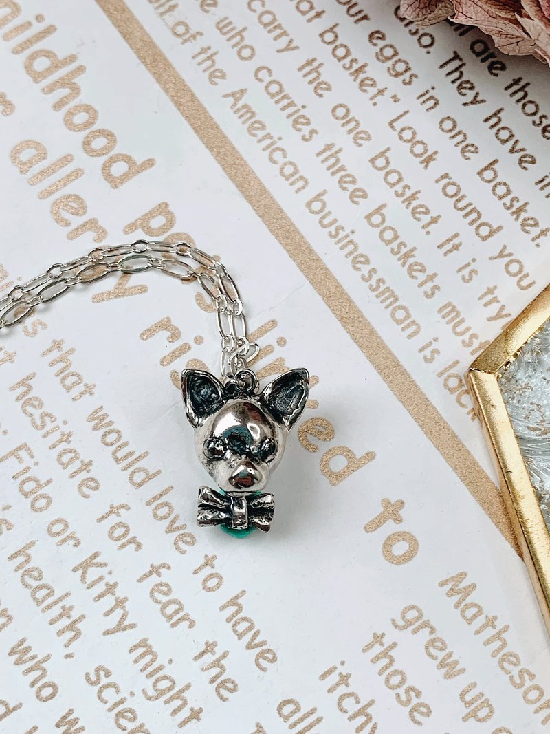 魔法吉娃娃 - 项链 - 纯银 银色