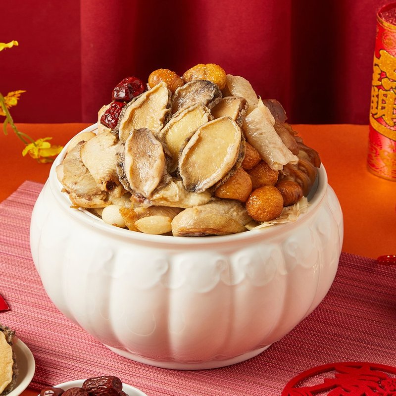(预购)【台南远东香格里拉饭店】鲍鱼干贝佛跳墙-2200g - 其他 - 其他材质 红色