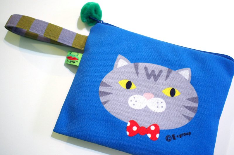 E*group 手提方块包 cato 双面设计  收纳包  手提包 化妆包 - 相机包/相机袋 - 其他材质 蓝色