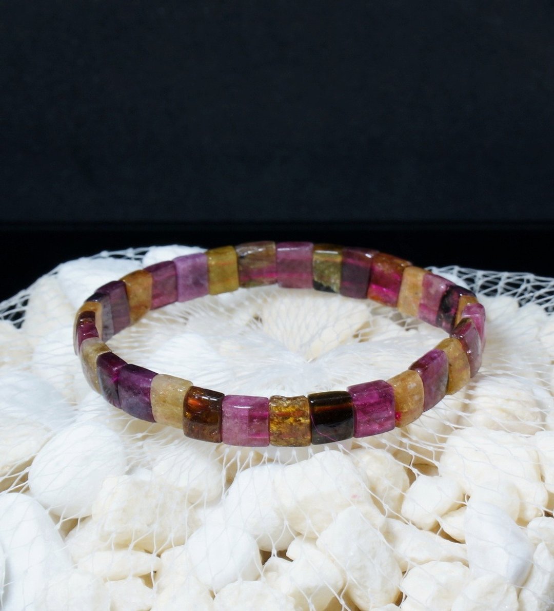 碧玺水晶手镯 7.5 x 3.8mm ( Tourmaline Crystal Bangle ) - 手链/手环 - 水晶 