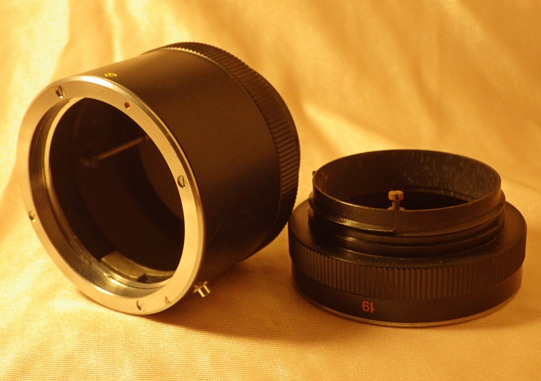 适用于 Salut-S Kiev-88 中画幅胶片相机的微距延长管环 - 相机 - 其他金属 