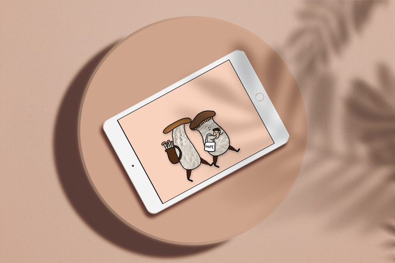 Custom Family Photo Illustration Personalised Digital Gift - 订制画像 - 其他材质 多色