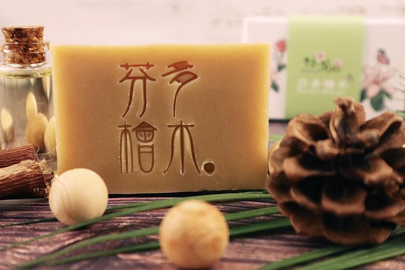 【MULAN沐兰肥皂】芬多桧木皂-台湾桧木手工皂(舒爽&放松) - 肥皂/手工皂 - 植物．花 