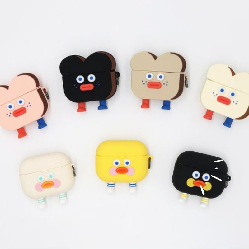 Romane Brunch brother 早午餐兄弟 Airpods pro 蓝牙耳机保护套 - 耳机收纳 - 硅胶 