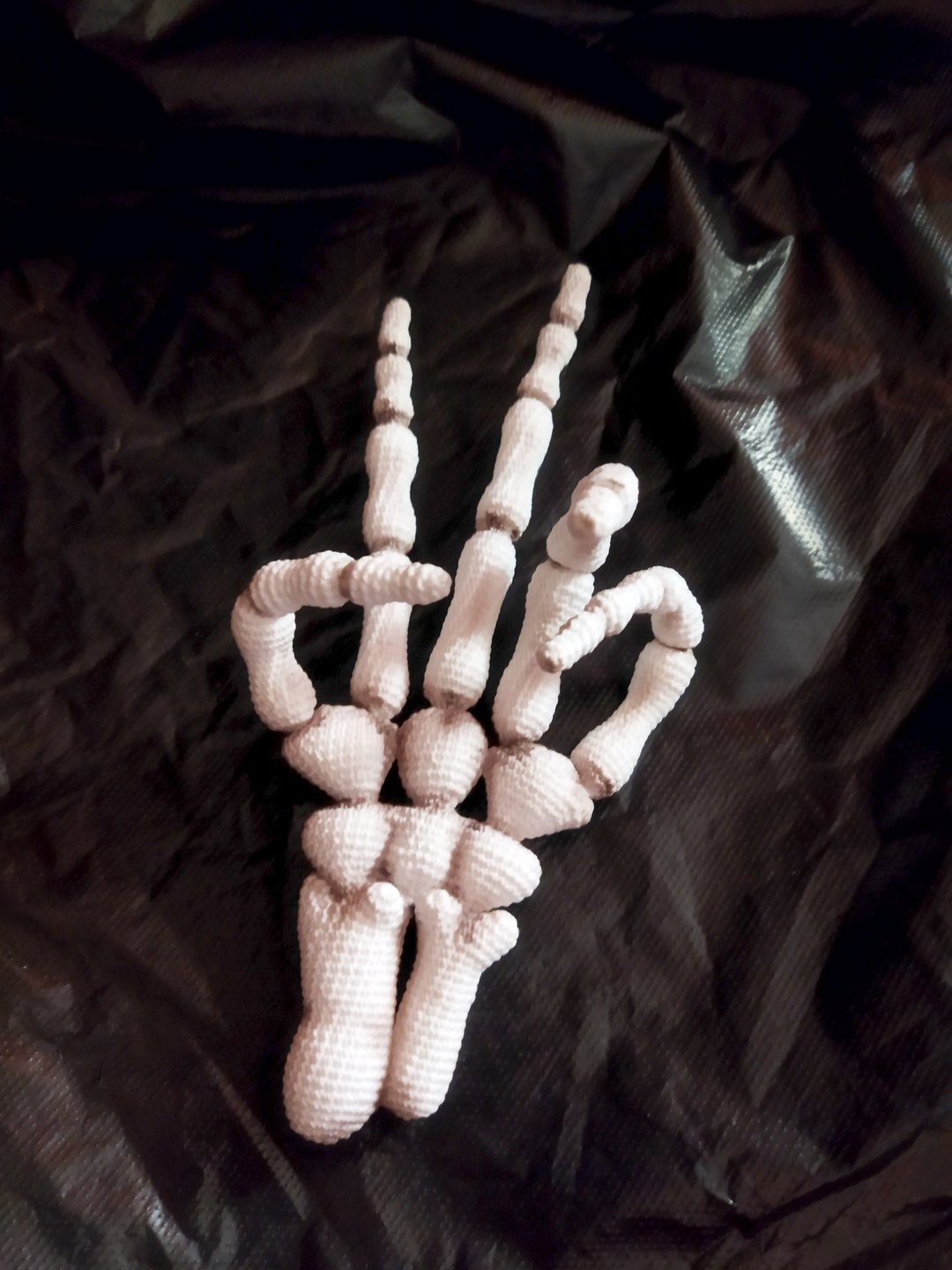 骨架手腕手俑amigurumi钩针图案PDF英文。 - 手工艺教程/工具书 - 其他材质 