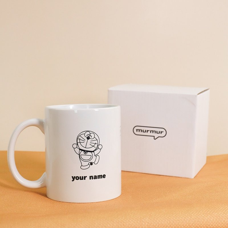 【预购】murmur定制姓名马克杯-哆啦A梦(全身) - 其他杯子 - 瓷 橘色