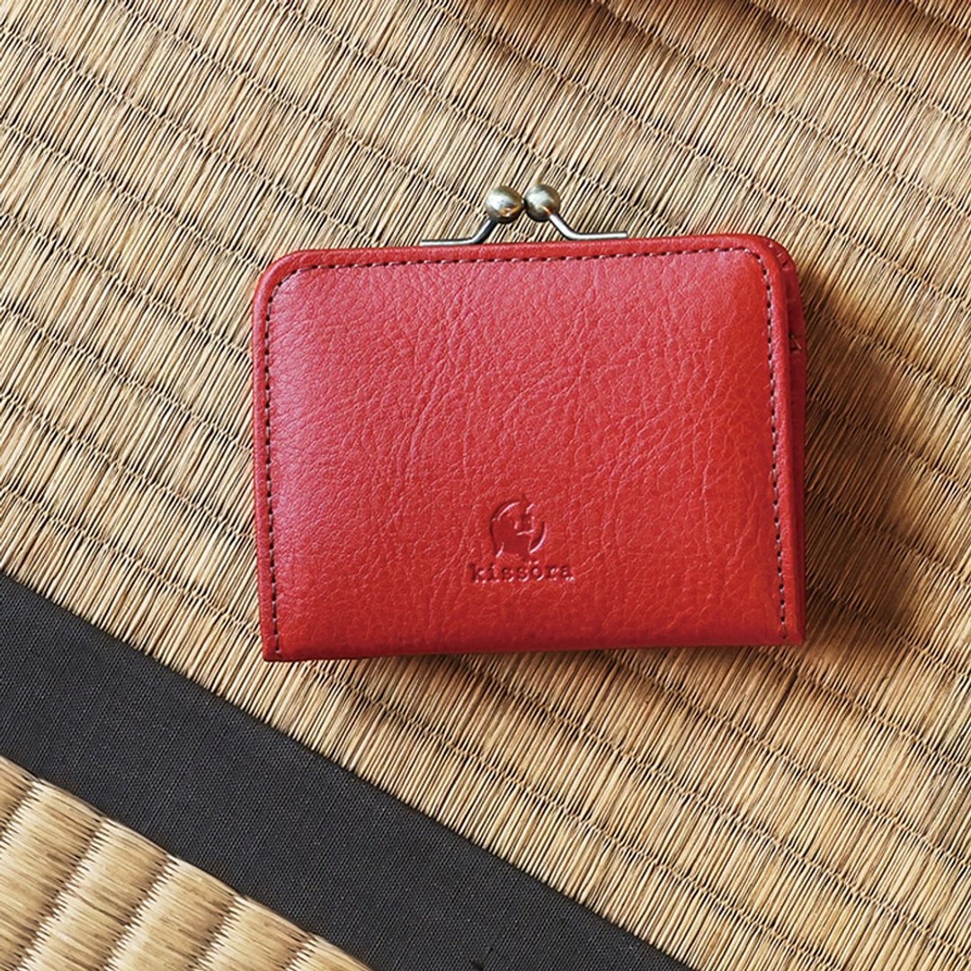 日本职人手工 口金方形牛皮零钱卡片夹 Made in Japan by Kissora - 零钱包 - 真皮 
