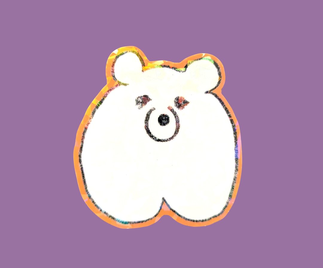 Ponta 的闪亮贴纸 - 贴纸 - 其他材质 橘色