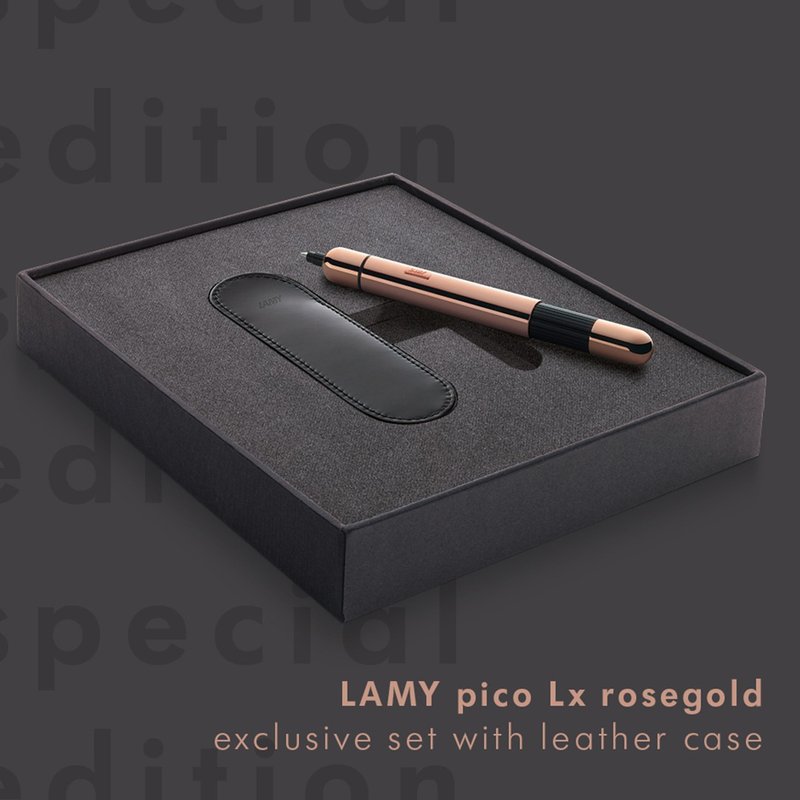 【雷雕免费刻字】LAMY 原子笔 / pico 口袋系列 - 玫瑰金 - 圆珠笔/中性笔 - 其他金属 金色