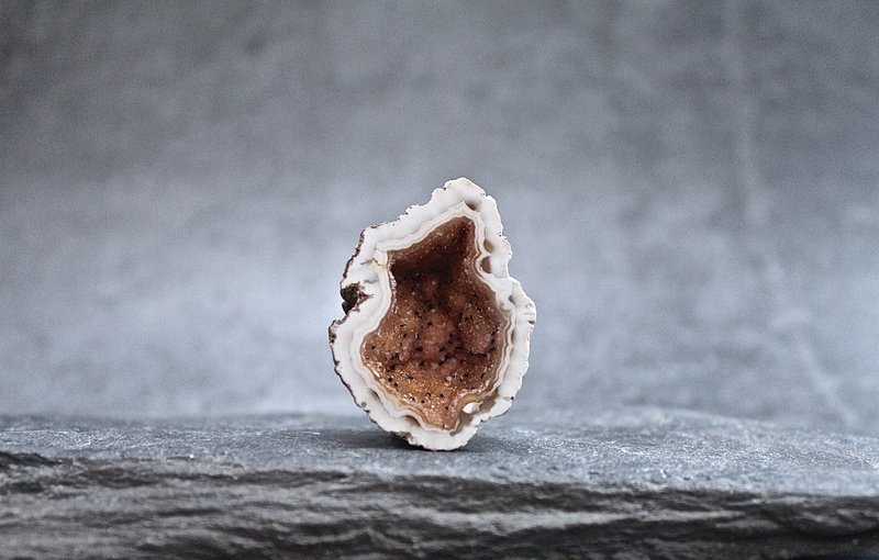 石栽 SHIZAI-玛瑙水晶洞-含矿物盒 - 摆饰 - 水晶 橘色