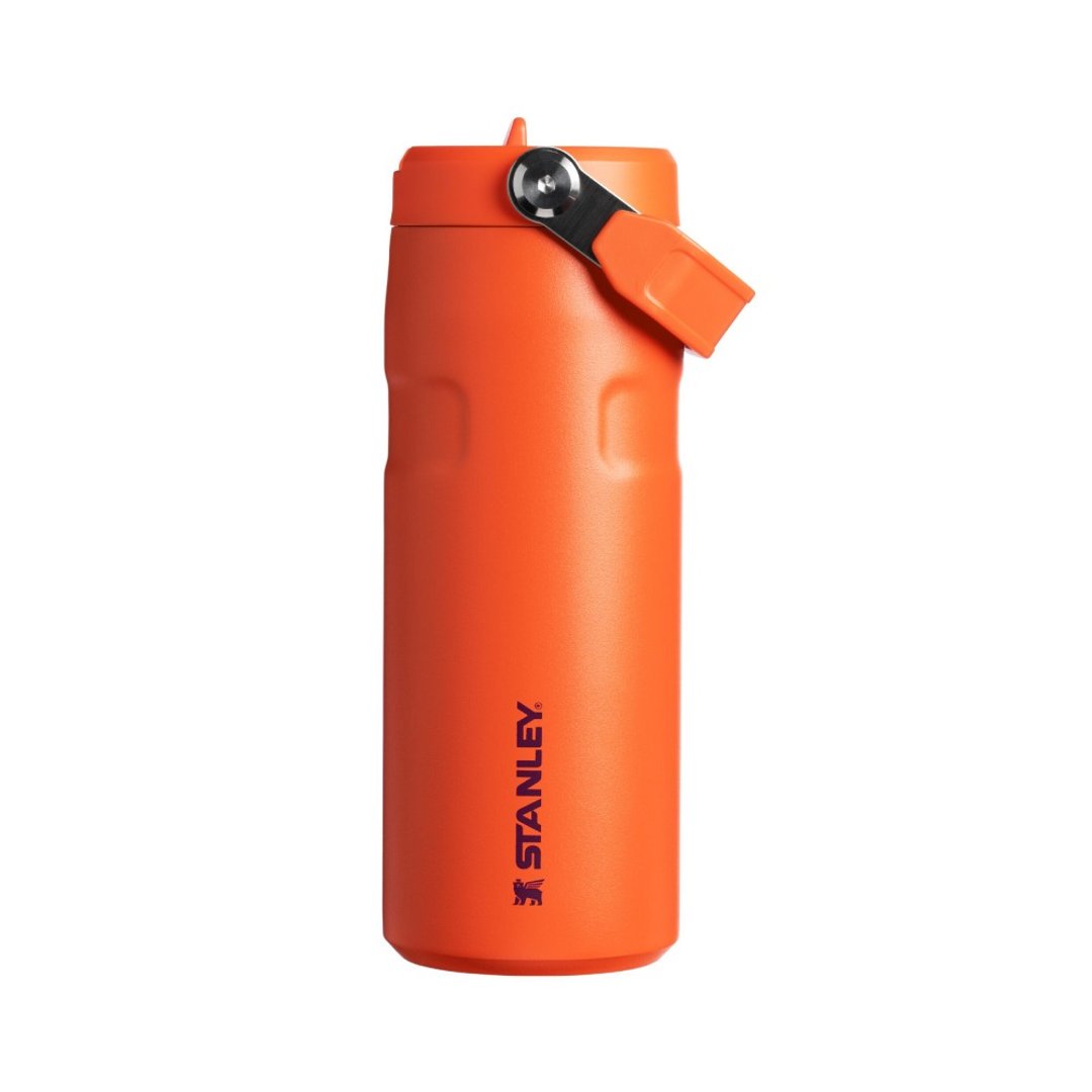 STANLEY轻重力系列 IceFlow Aerolight 折叠吸管杯 0.47L /热带橘 - 保温瓶/保温杯 - 不锈钢 橘色