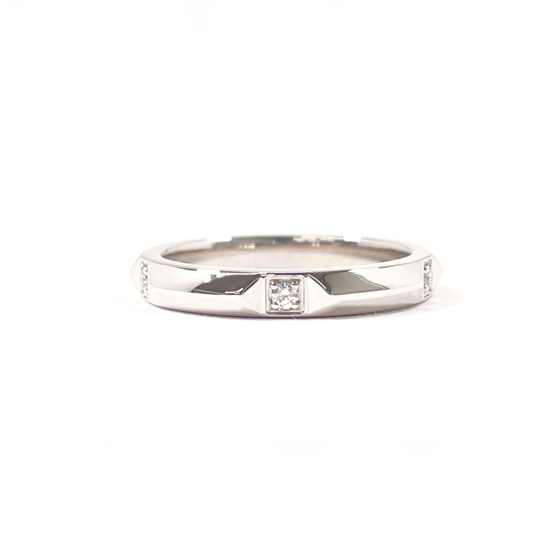 【日本直送 二手美品】6号 蒂芙尼 TIFFANY&Co. 戒指 True Band Ring Pt950铂金 - 戒指 - 贵金属 银色