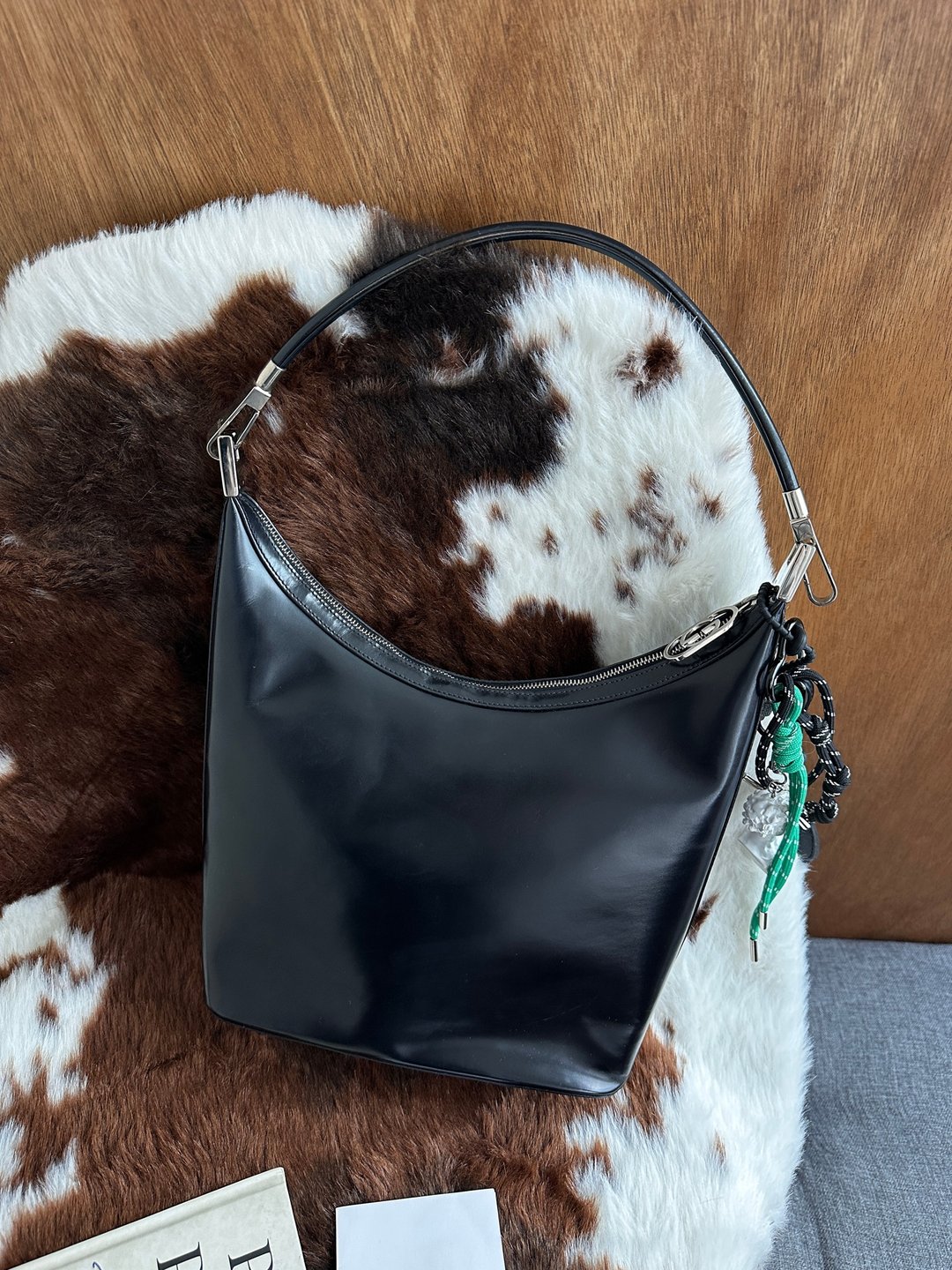 中古包 Gucci 古驰 Box 牛皮肩背包 - 手提包/手提袋 - 真皮 黑色