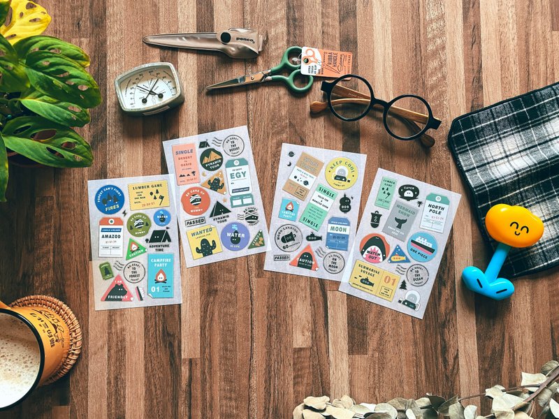 迪梦奇 Dimanche 感压贴 玩拼贴 | 手帐推荐 - 贴纸 - 纸 多色