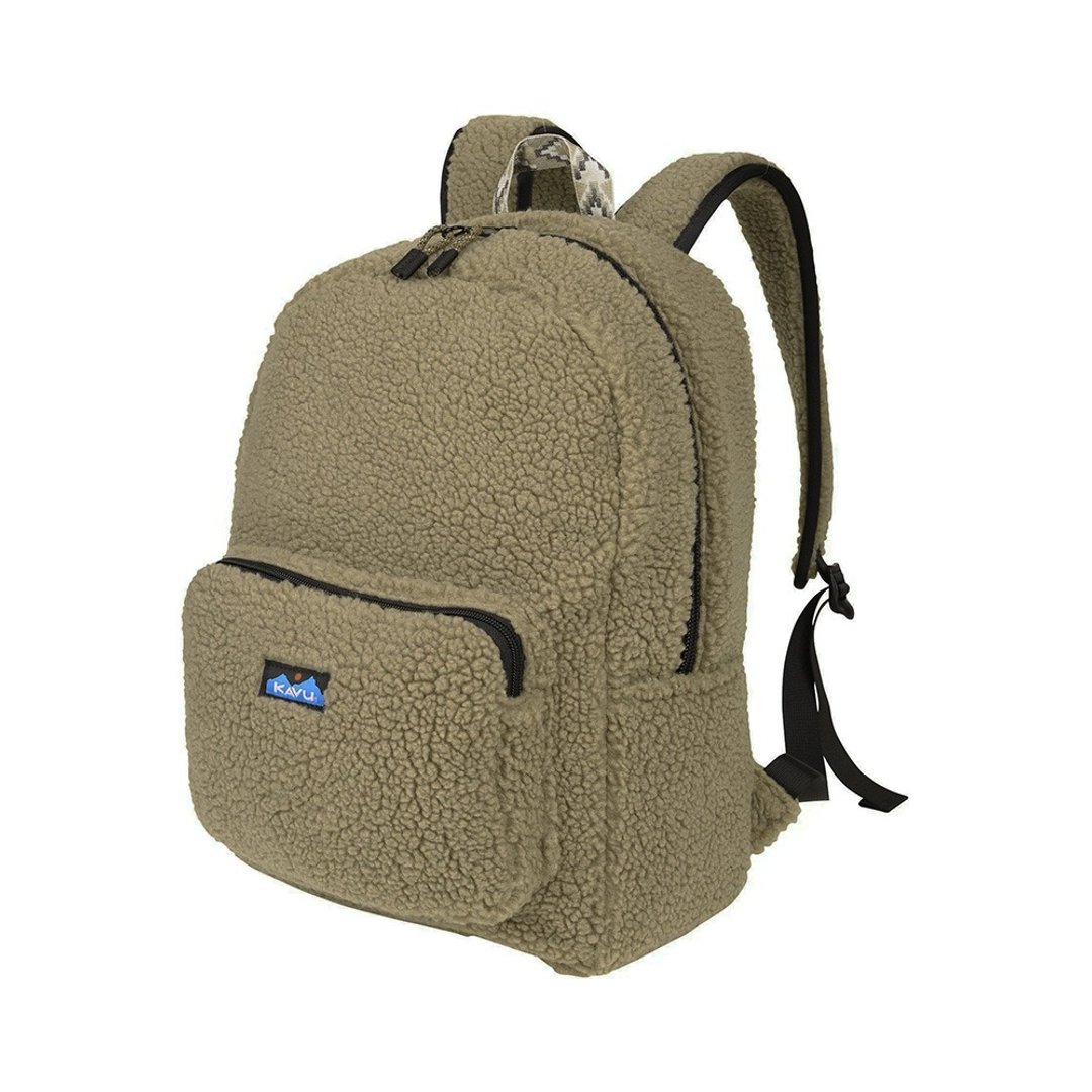 【西雅图 KAVU】 Pack Fleece 休闲毛毛后背包 浅卡其 #9225 - 后背包/双肩包 - 其他材质 卡其色