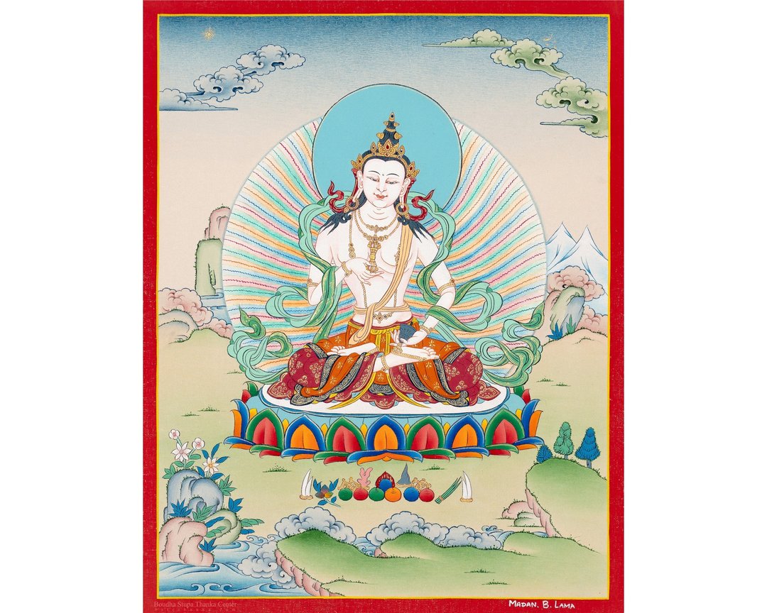 金刚萨埵艺术品 | 传统西藏佛教绘画 - 墙贴/壁贴 - 其他材质 多色