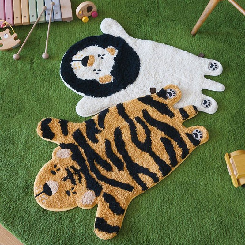 动物纯棉地垫-老虎 - 地垫/地毯 - 棉．麻 