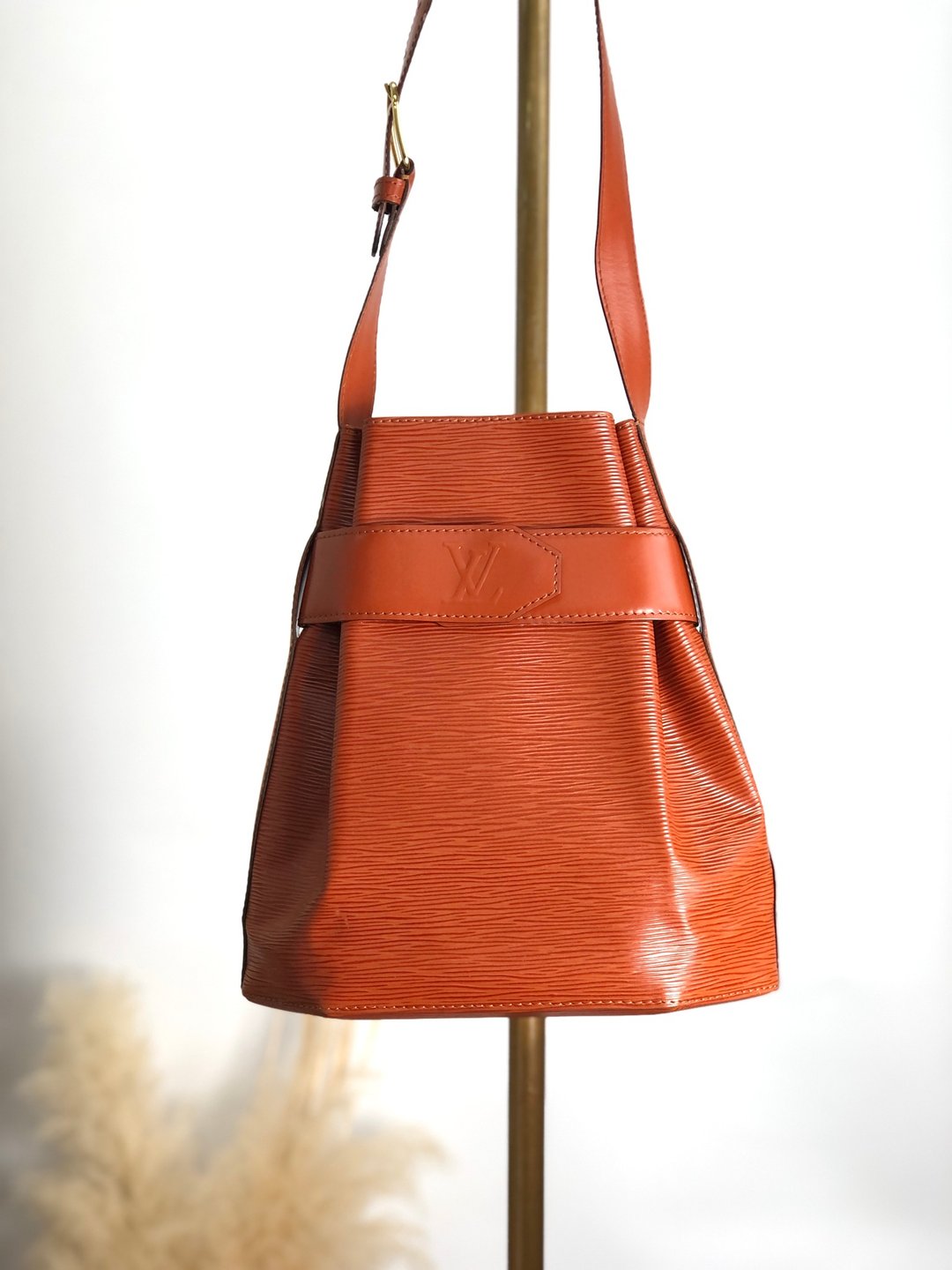 【日本直送，名牌二手包装】LOUIS VUITTON Epi 单肩包 浅棕Sac De Paul Old uefhhk - 侧背包/斜挎包 - 真皮 咖啡色