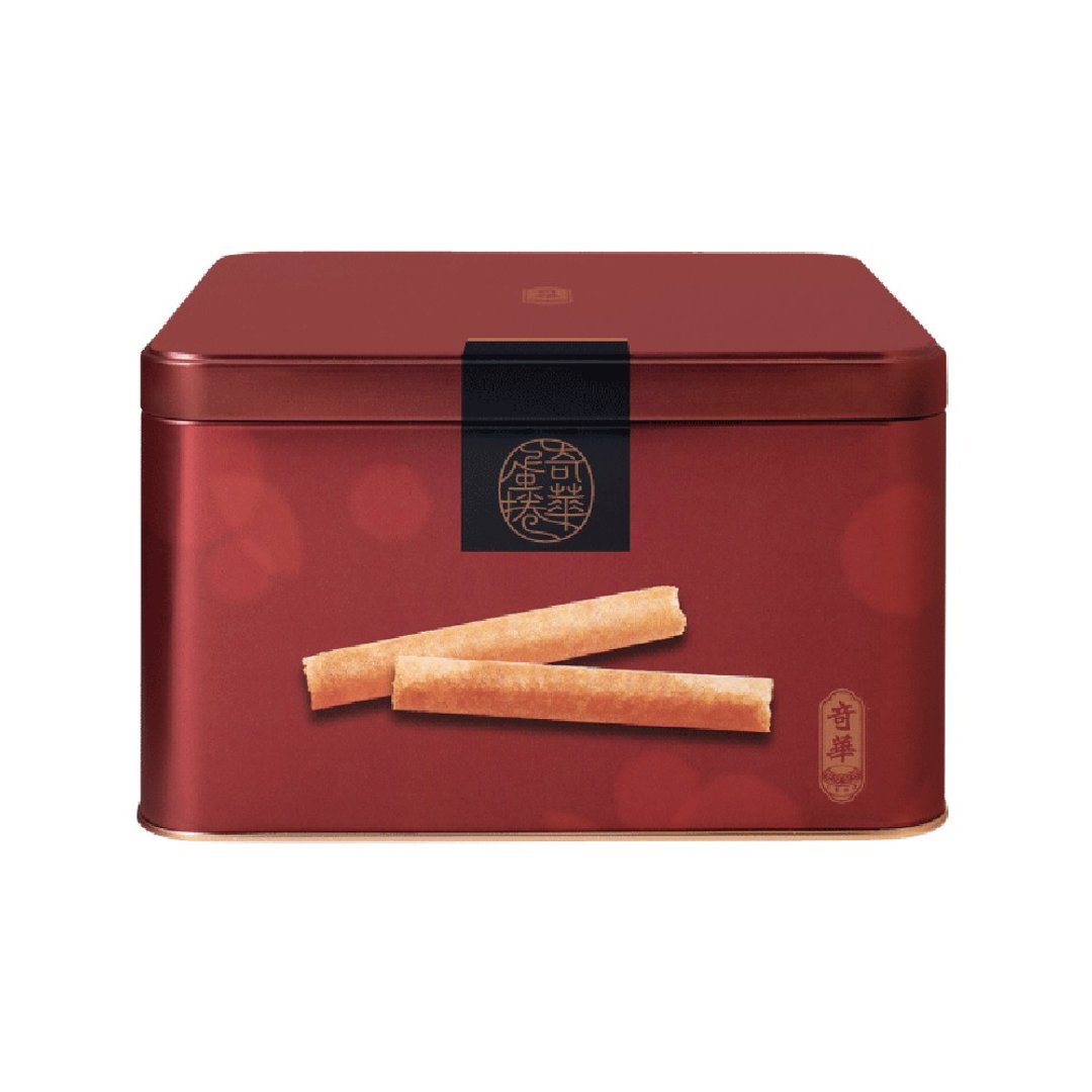 奇华饼家-香脆鸡蛋卷礼盒-咖啡 - 蛋糕/甜点 - 其他材质 红色