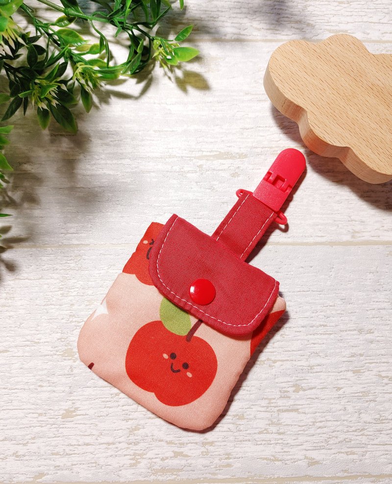 膨膨铺棉 有机棉 平安符袋/香火袋/御守袋/护身符袋(苹果) - 平安符/符袋 - 棉．麻 多色