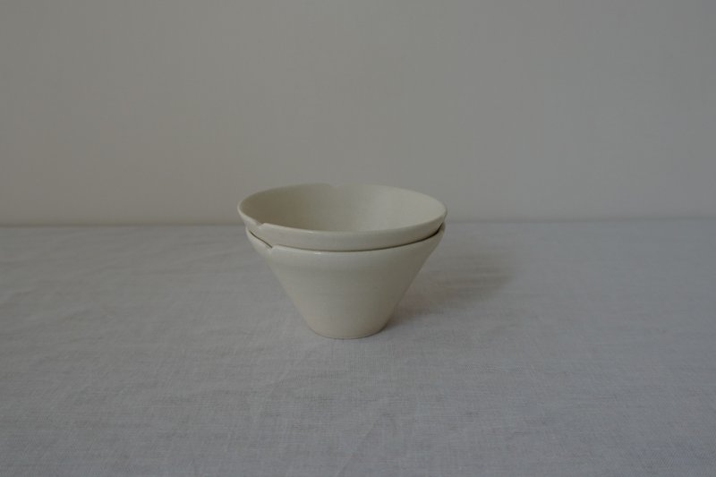 切花杯 - 茶具/茶杯 - 陶 白色