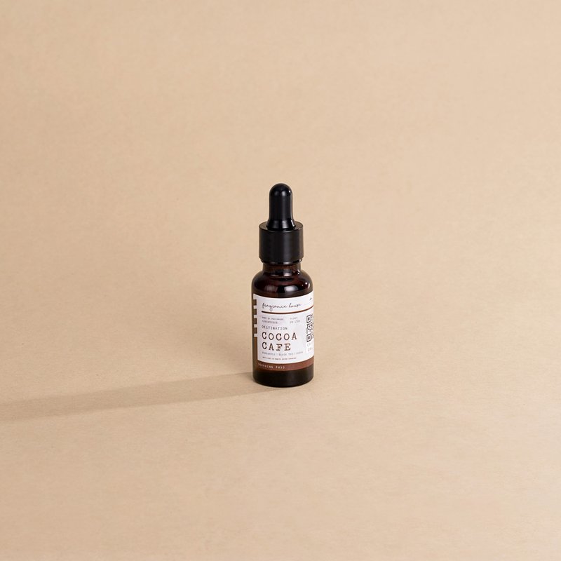 香薰油 20ml Fragrance Oil | 巧克力咖啡店 (红茶与巧克力) - 香薰/精油/线香 - 玻璃 透明