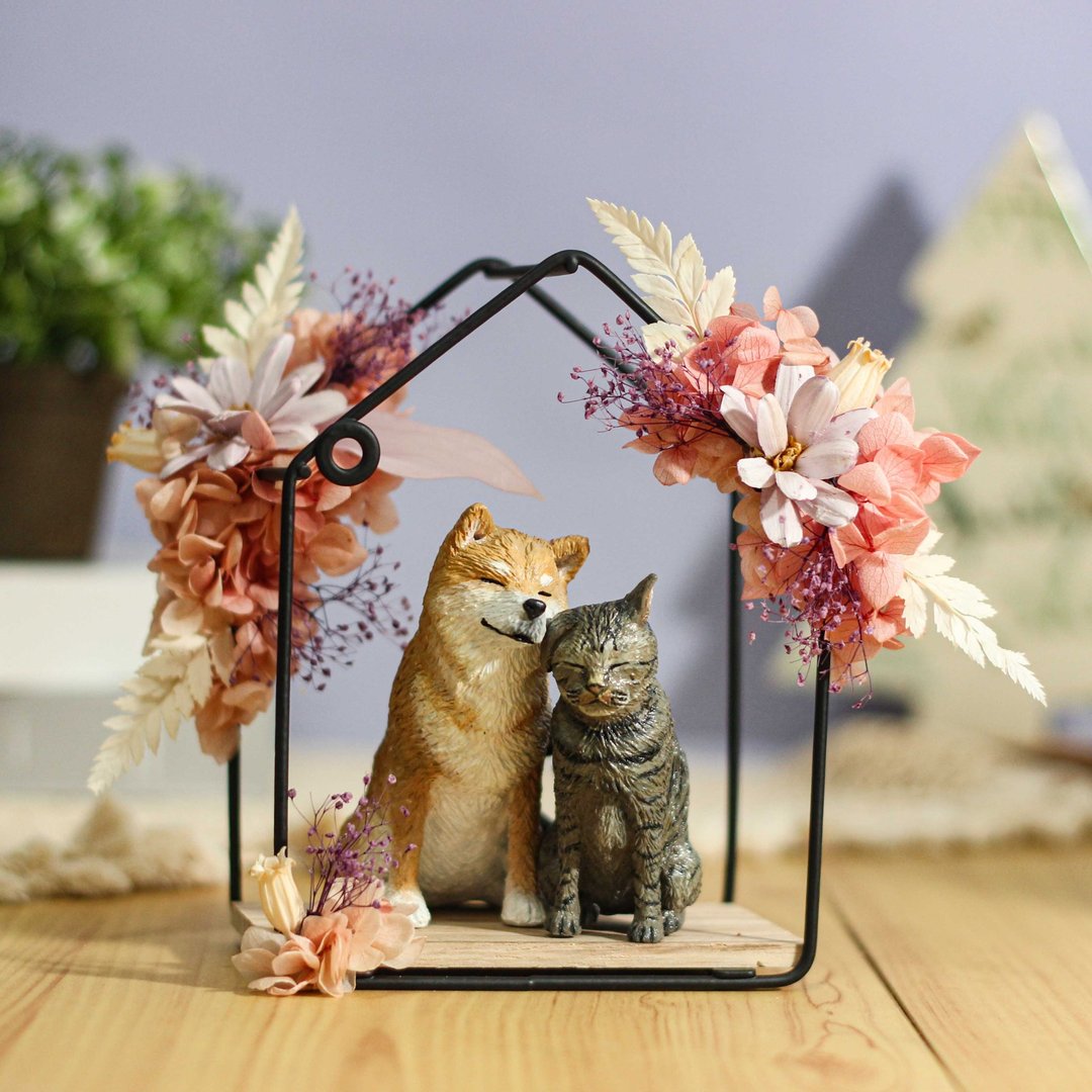 【定制宠物模型】柴犬 虎斑猫 毛孩纪念模型 手工订制 纪念摆饰 - 玩偶/公仔 - 其他材质 