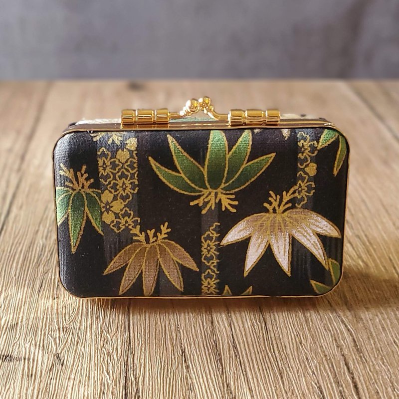 烫金枫叶款 公司章 大小章 双章盒 结婚对章盒 印章盒 结婚礼物 - 收纳用品 - 其他金属 