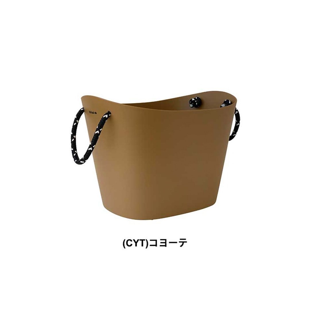 【八幡化成】Soft camp tote 露营多功能置物篮 M 卡其 - 置物架/篮子 - 其他材质 咖啡色