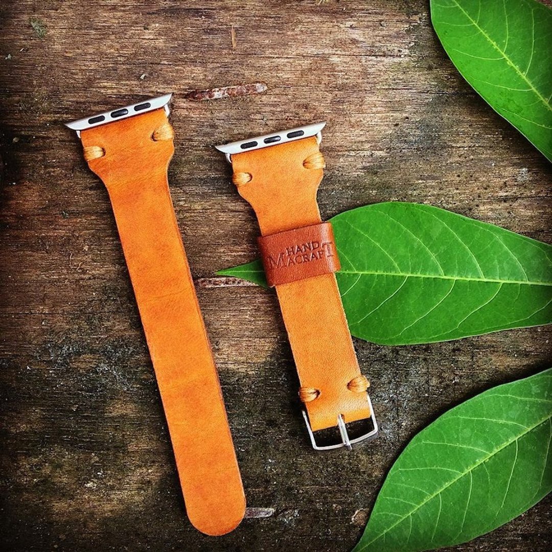 Elegant leather Strap for Apple Watch 3.8, 4.2, 4.0 and 4.4 - 女表 - 真皮 