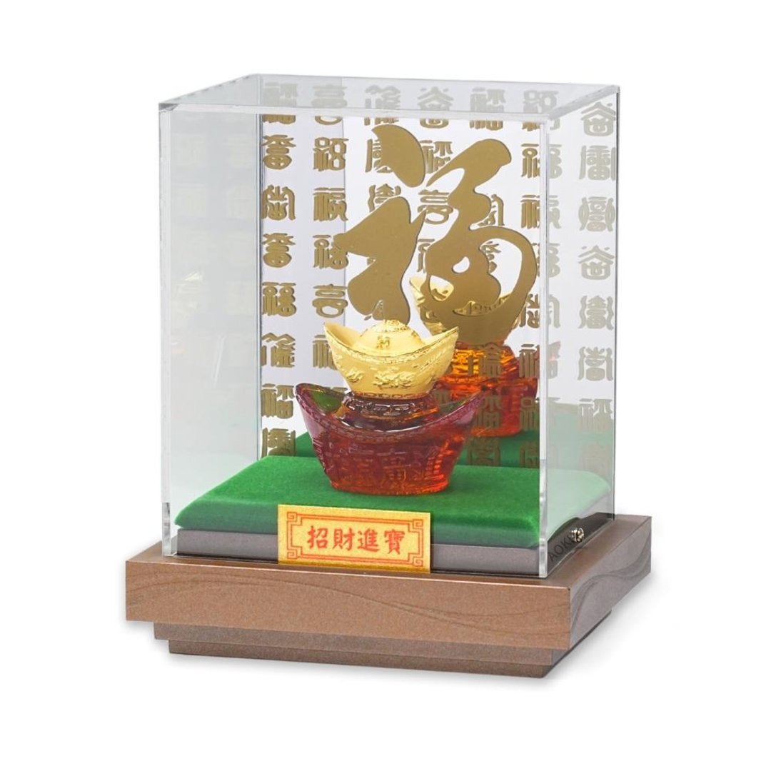 【AOKI青木】纯金9999黄金元宝摆件 招财进宝 金重0.13钱 - 满月礼盒 - 24k 金 金色