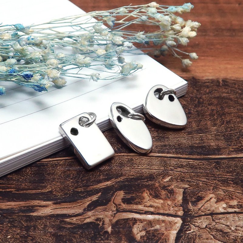 雪的记忆 925纯银坠子(不含链) - 项链 - 纯银 银色