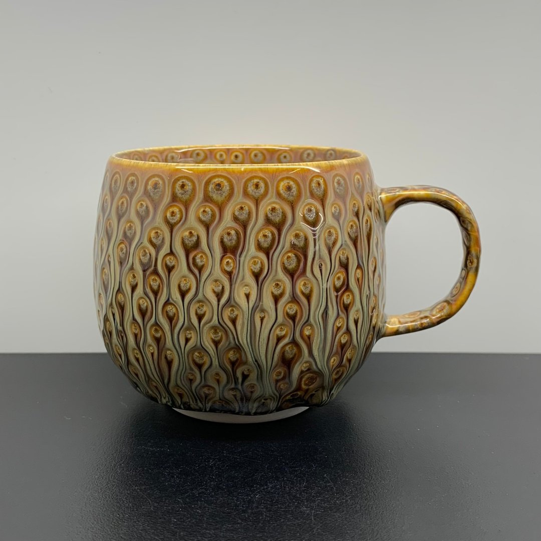 No.2 / 孔雀系列 Peacock / 咖啡杯 270ml - 茶具/茶杯 - 瓷 多色