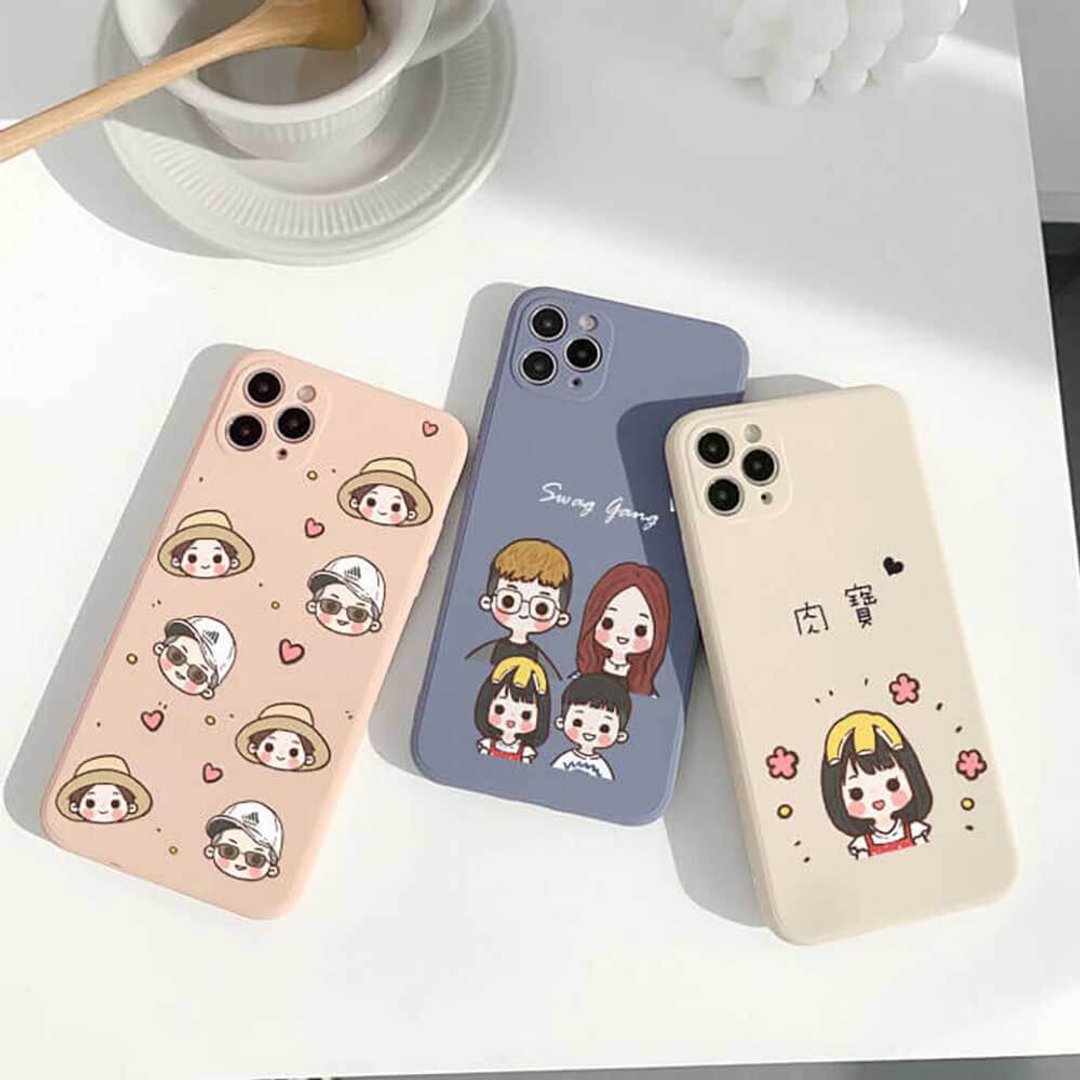 iPhone 质感雾面硅胶壳 耐脏防摔(印制您的设计图) - 手机壳/手机套 - 其他材质 