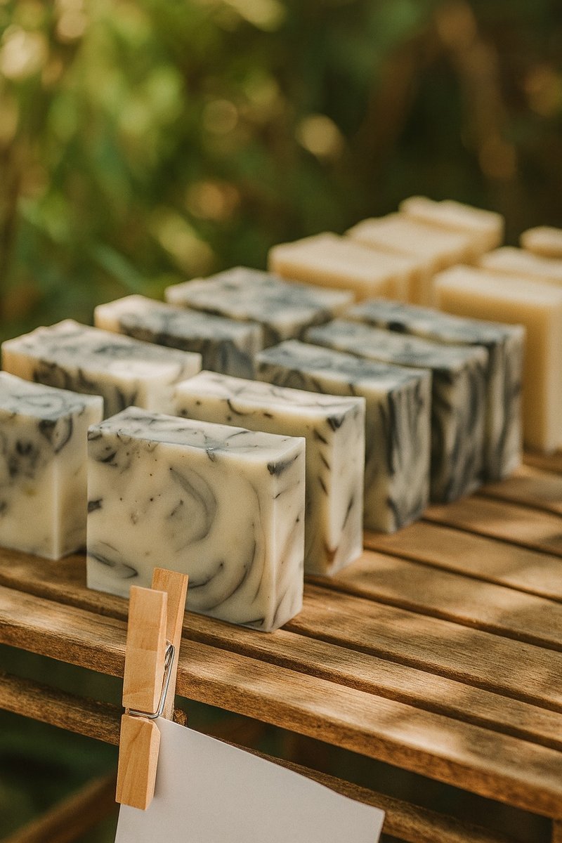 大理石冷制皂 - 肥皂/手工皂 - 精油 银色